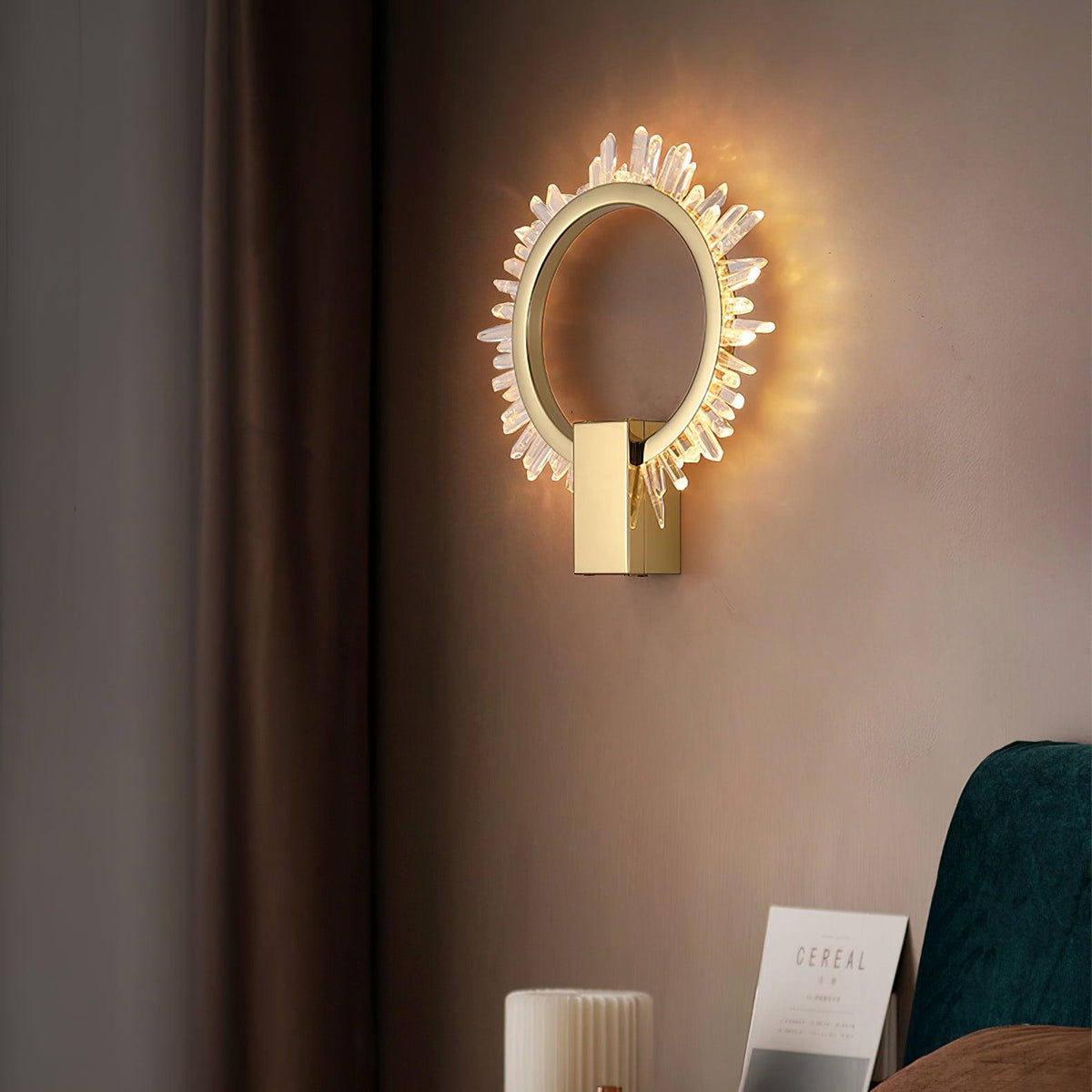 Veyrenevia Crystal Wall Light-Moonnatur
