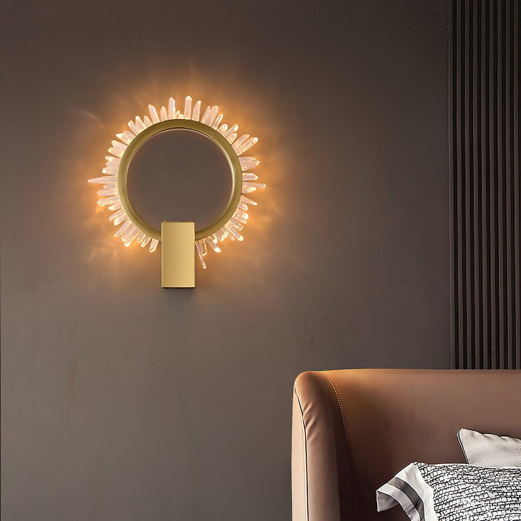 Veyrenevia Crystal Wall Light-Moonnatur