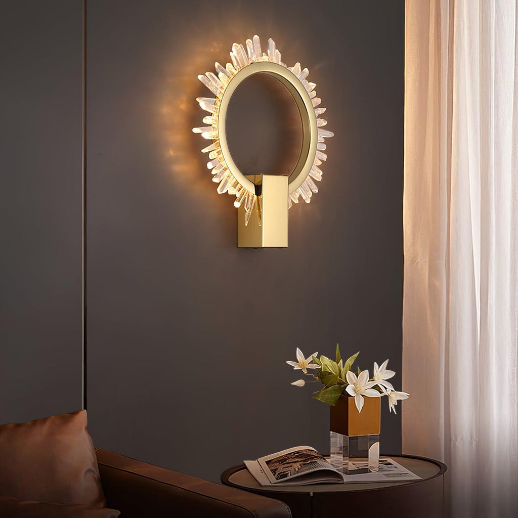 Veyrenevia Crystal Wall Light-Moonnatur