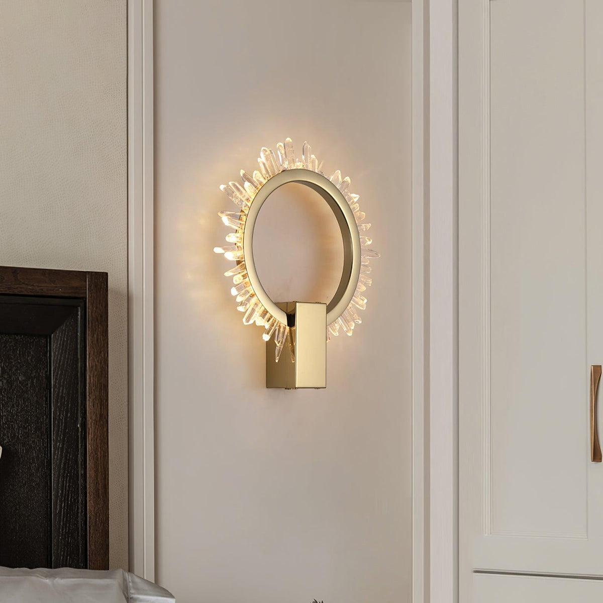 Veyrenevia Crystal Wall Light-Moonnatur