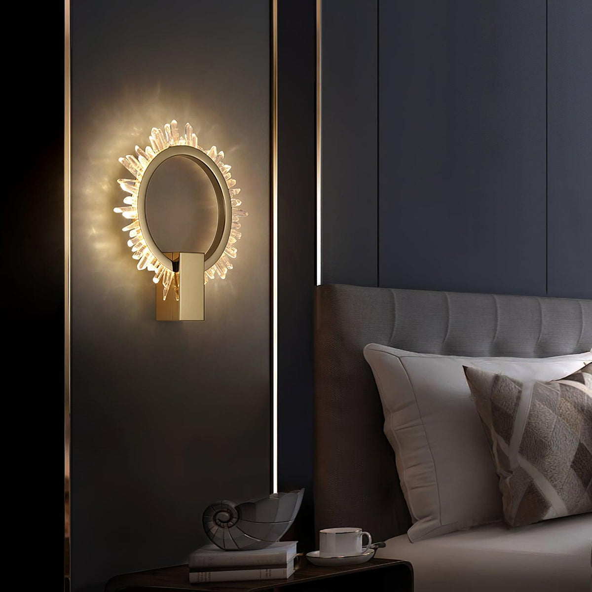 Veyrenevia Crystal Wall Light-Moonnatur