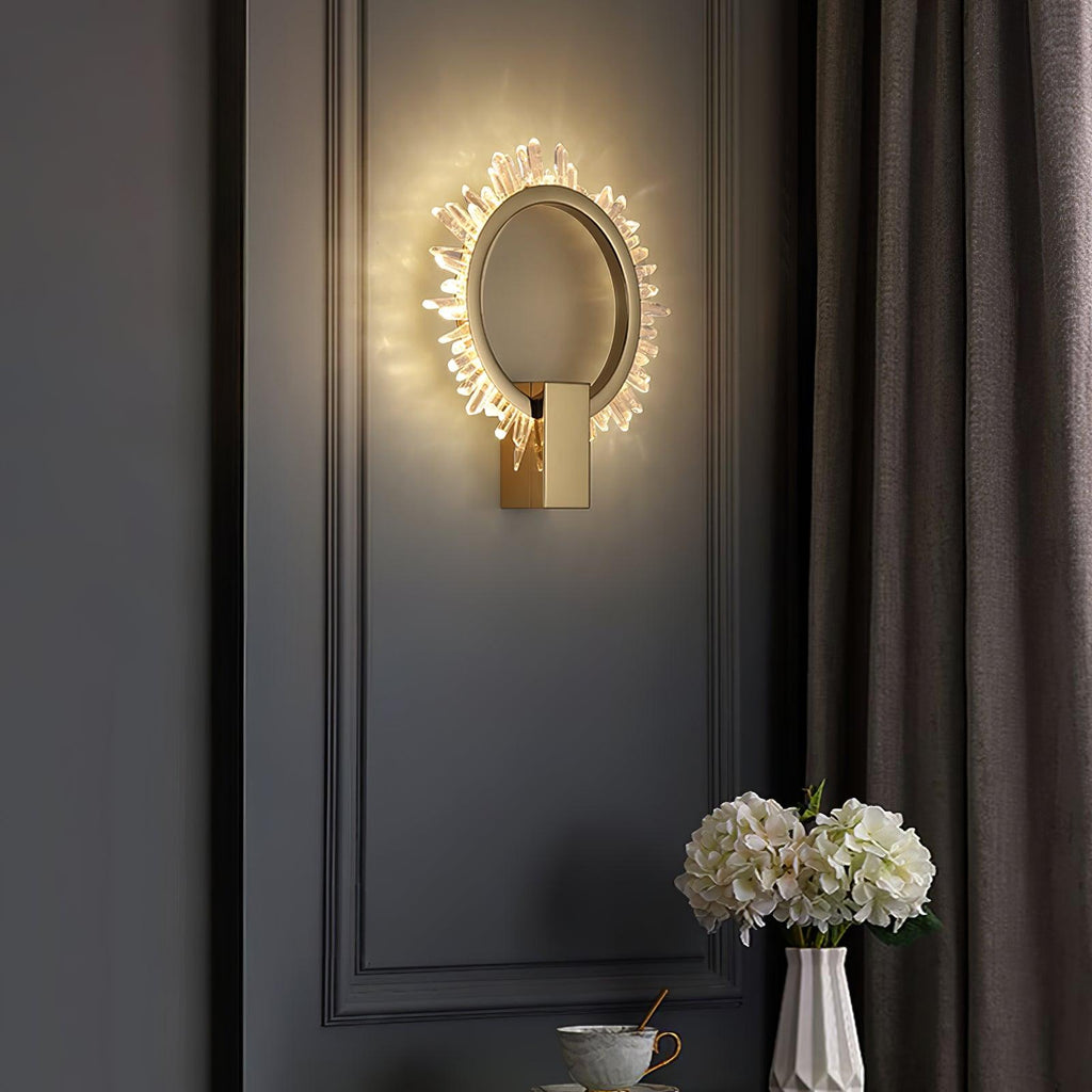 Veyrenevia Crystal Wall Light-Moonnatur