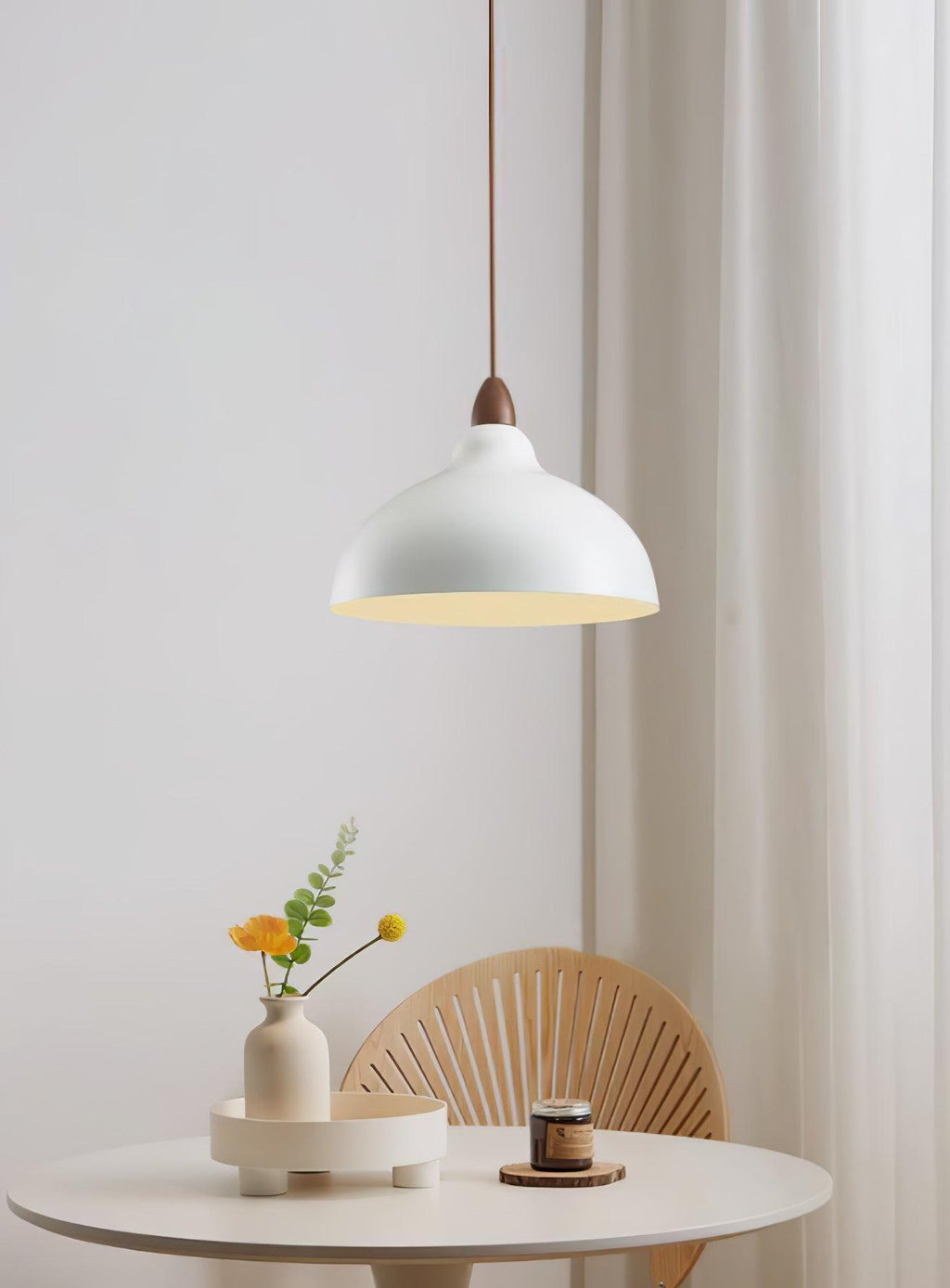 Nardenlark Wood Pendant Light-Moonnatur