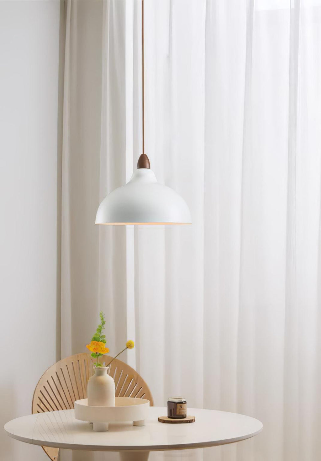 Nardenlark Wood Pendant Light-Moonnatur