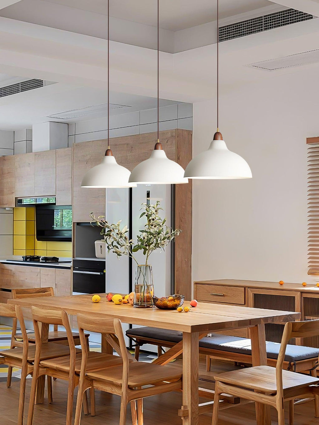 Nardenlark Wood Pendant Light-Moonnatur