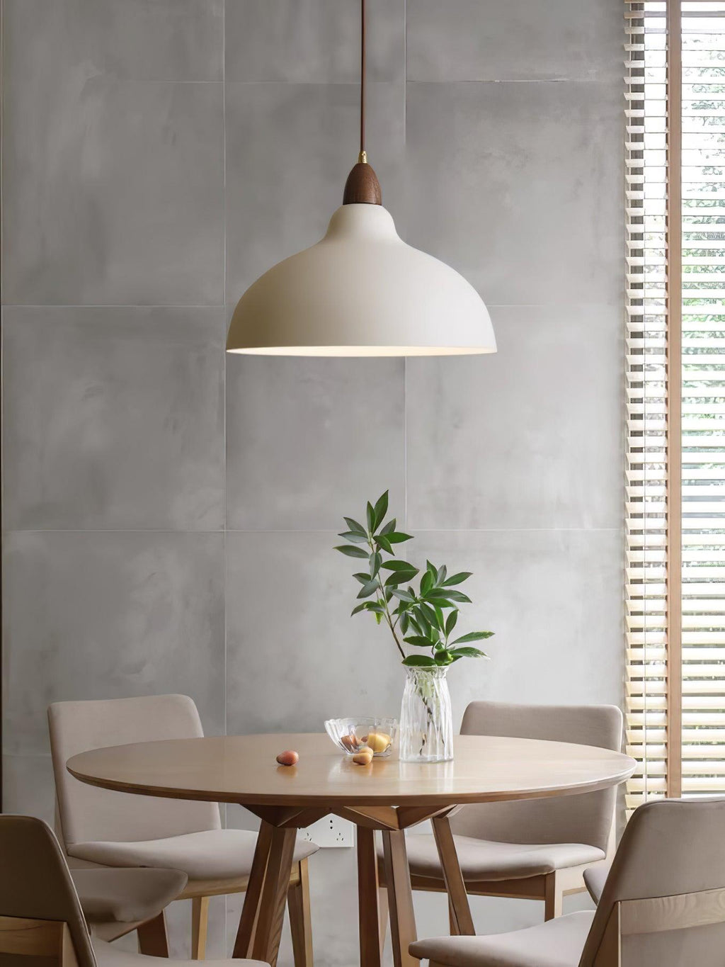Nardenlark Wood Pendant Light-Moonnatur