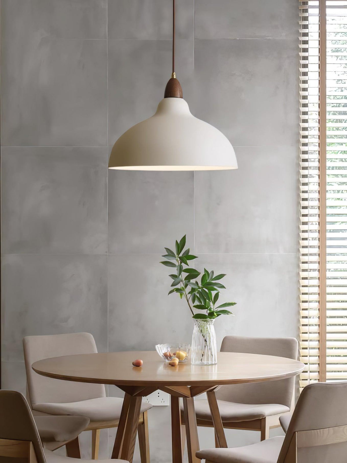 Nardenlark Wood Pendant Light-Moonnatur