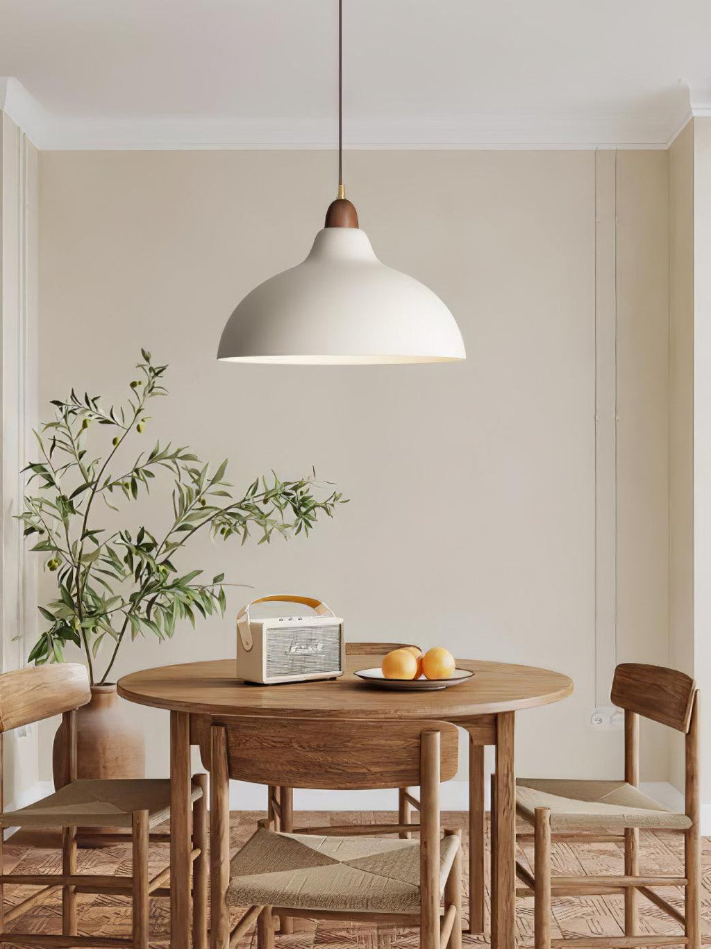 Nardenlark Wood Pendant Light-Moonnatur