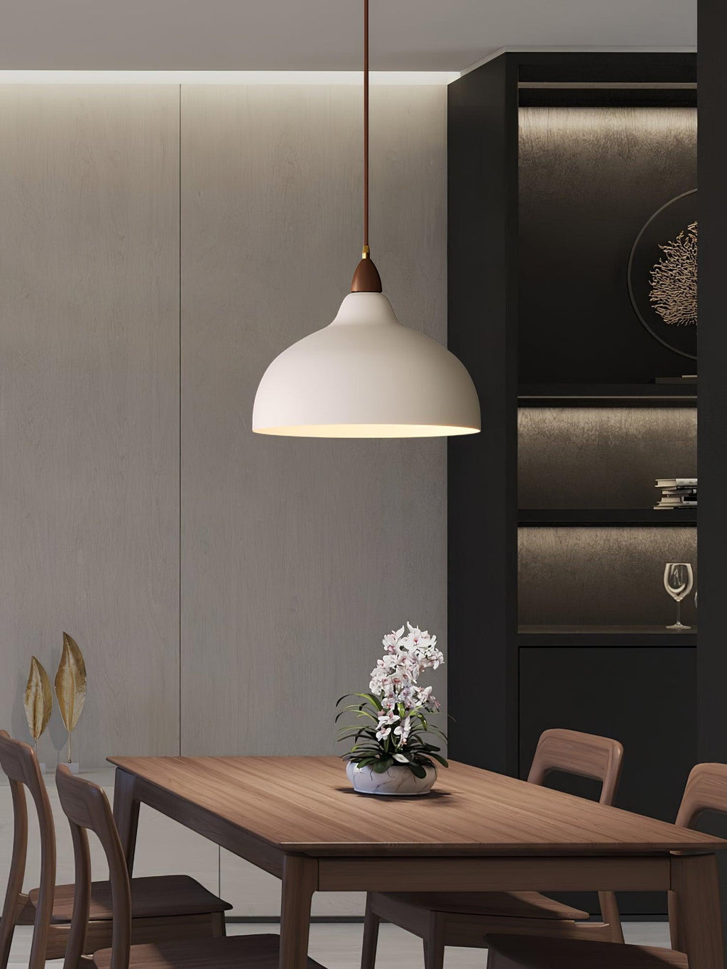 Nardenlark Wood Pendant Light-Moonnatur