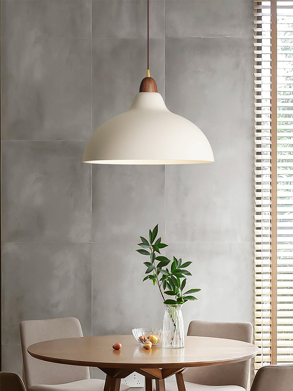 Nardenlark Wood Pendant Light-Moonnatur