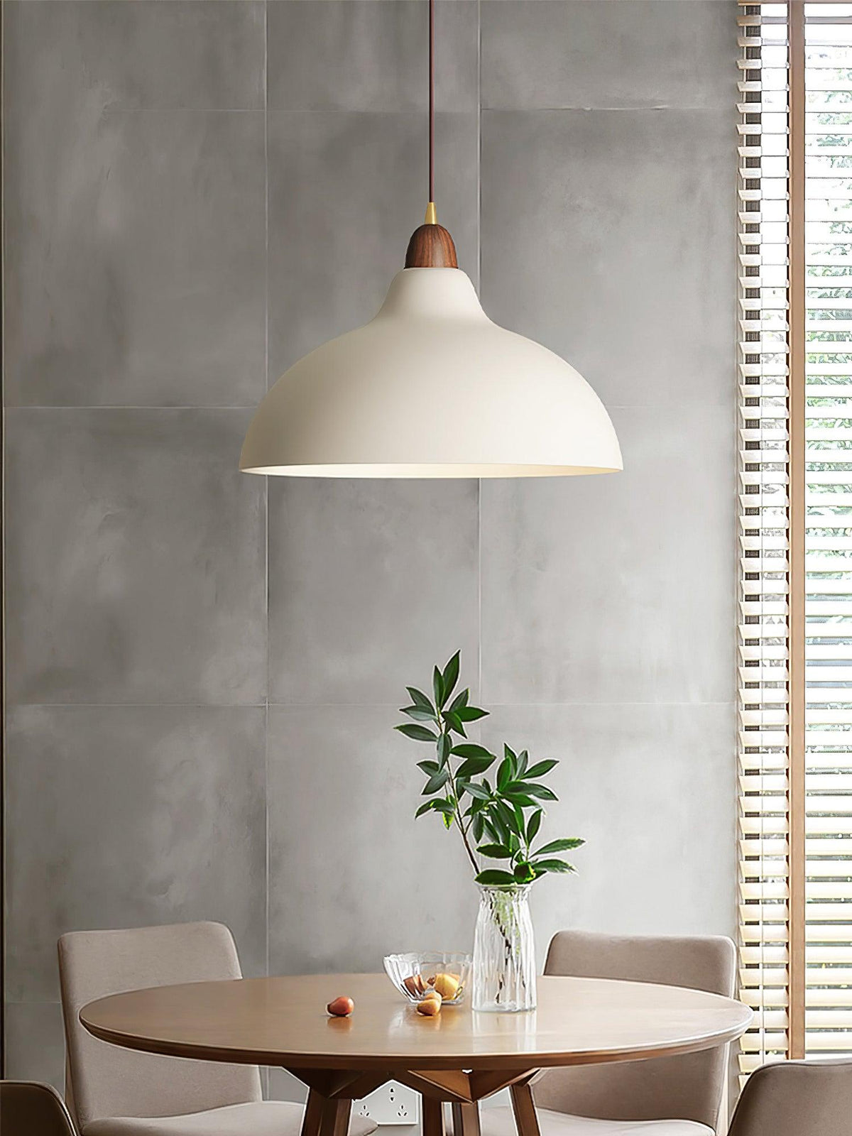 Nardenlark Wood Pendant Light-Moonnatur
