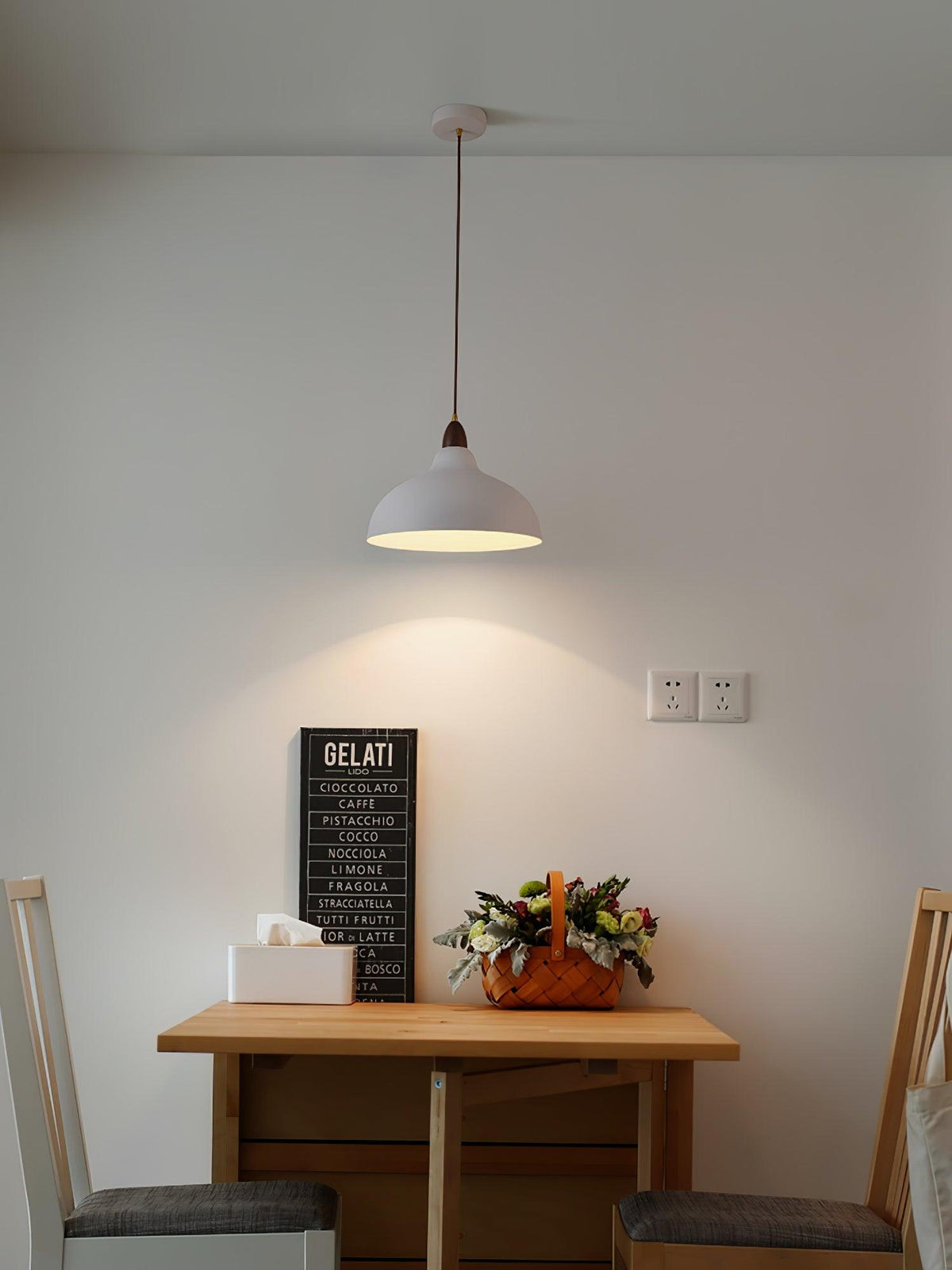 Nardenlark Wood Pendant Light-Moonnatur