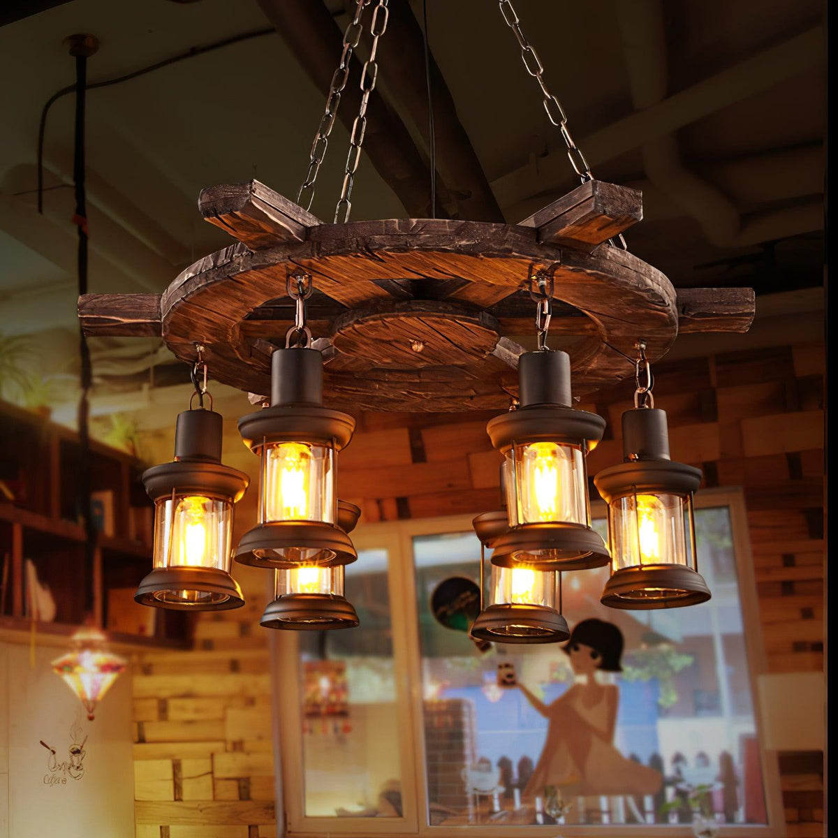 Mardenley Wood Chandelier-Moonnatur