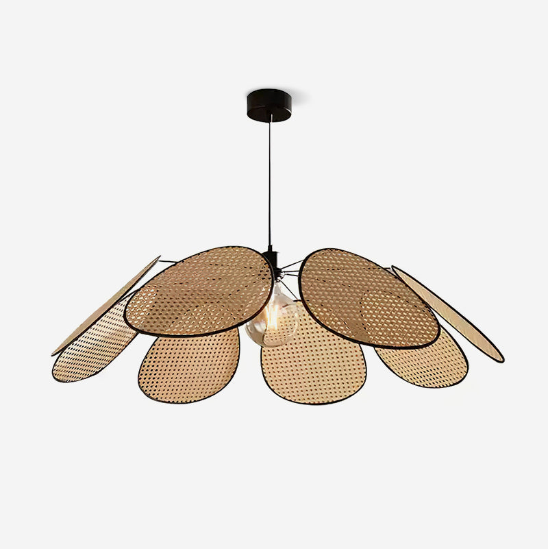 Dunselenelle Rattan Chandelier-Moonnatur