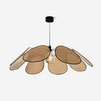Dunselenelle Rattan Chandelier-Moonnatur
