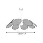 Dunselenelle Rattan Chandelier-Moonnatur
