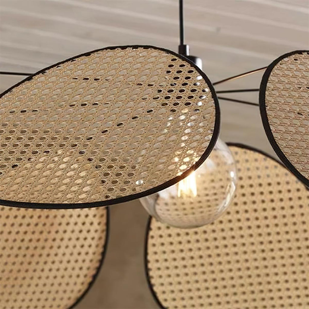 Dunselenelle Rattan Chandelier-Moonnatur