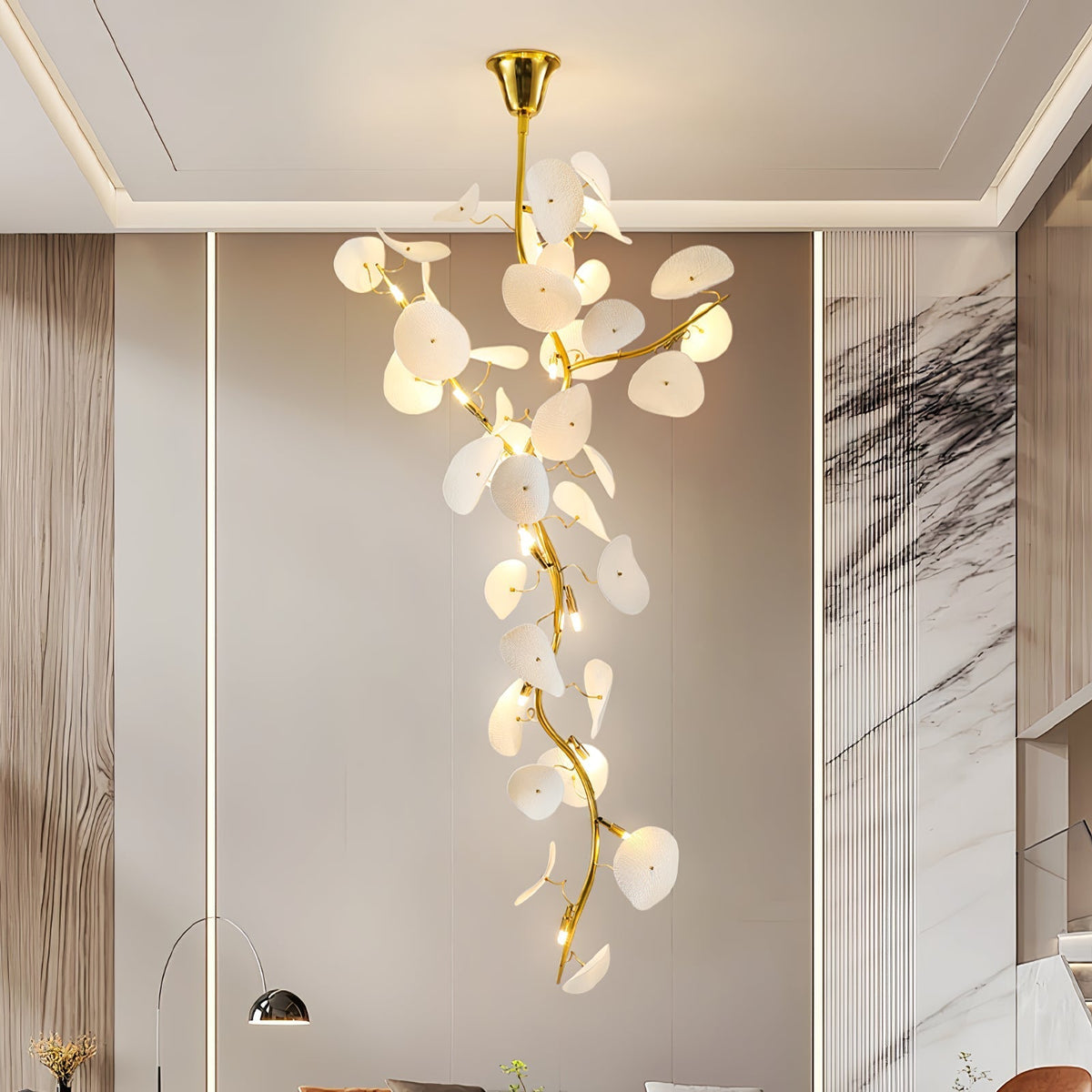 Hadrenaria Ceramic Chandelier-Moonnatur