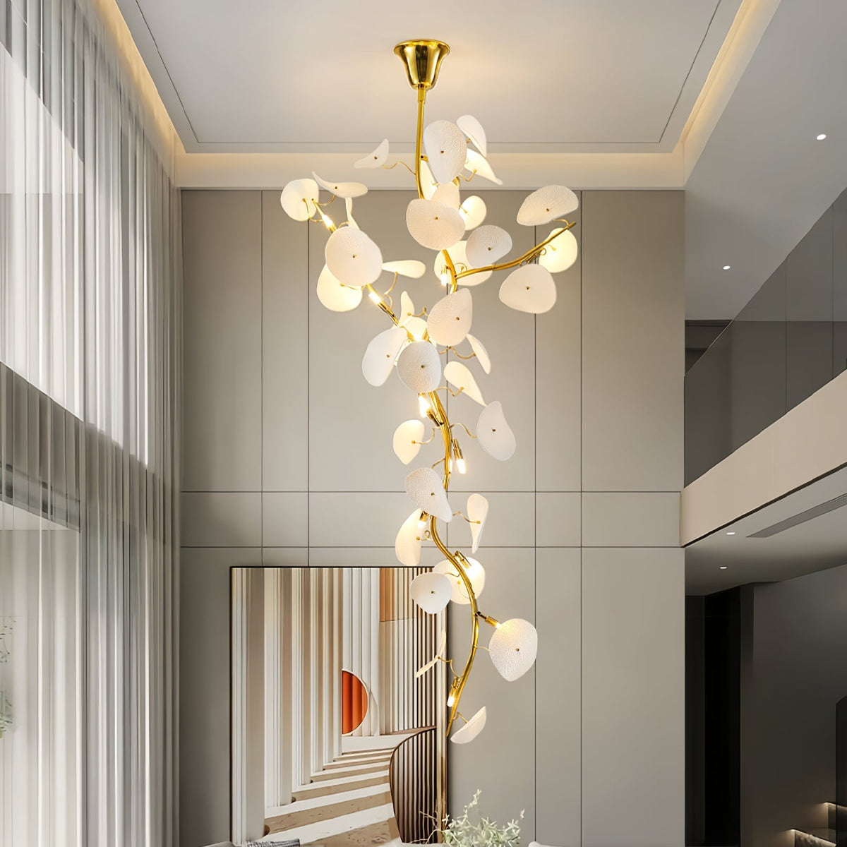 Hadrenaria Ceramic Chandelier-Moonnatur