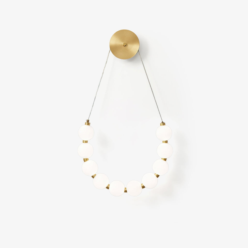 Farenora Brass Wall Light-Moonnatur