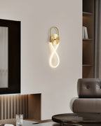 Farenora Brass Wall Light-Moonnatur