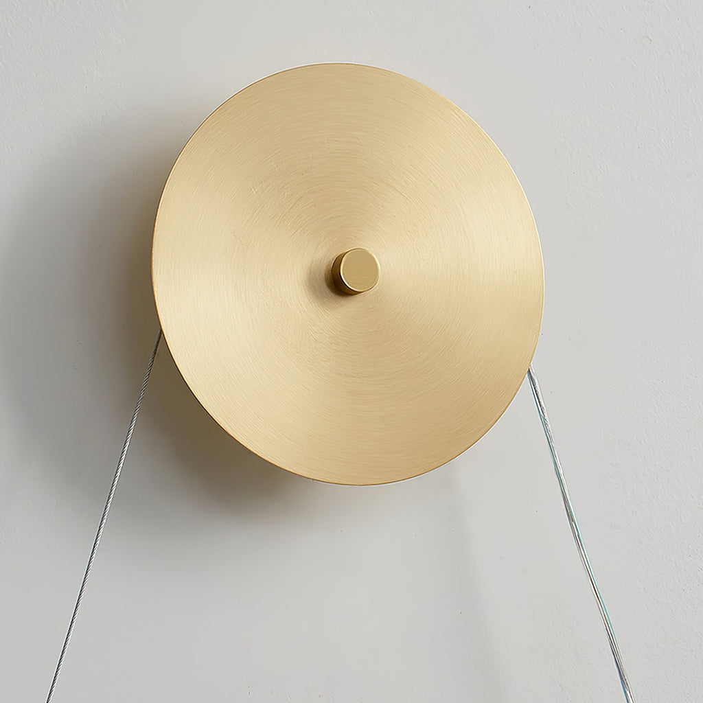 Farenora Brass Wall Light-Moonnatur