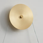 Farenora Brass Wall Light-Moonnatur
