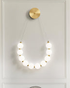 Farenora Brass Wall Light-Moonnatur