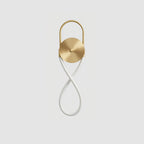 Farenora Brass Wall Light-Moonnatur