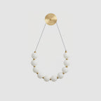 Farenora Brass Wall Light-Moonnatur