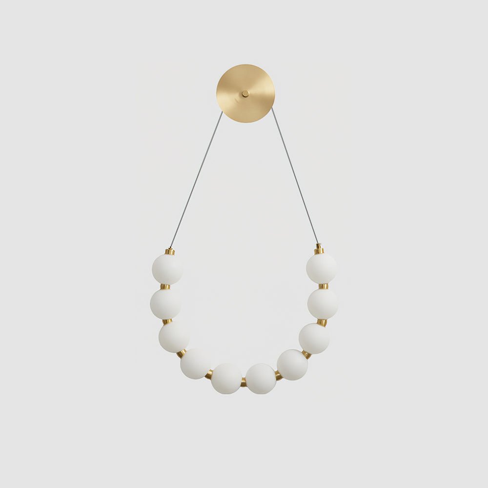Farenora Brass Wall Light-Moonnatur