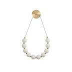 Farenora Brass Wall Light-Moonnatur