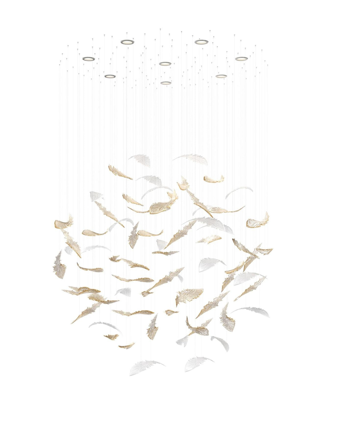 Torina Glass Pendant Light-Moonnatur