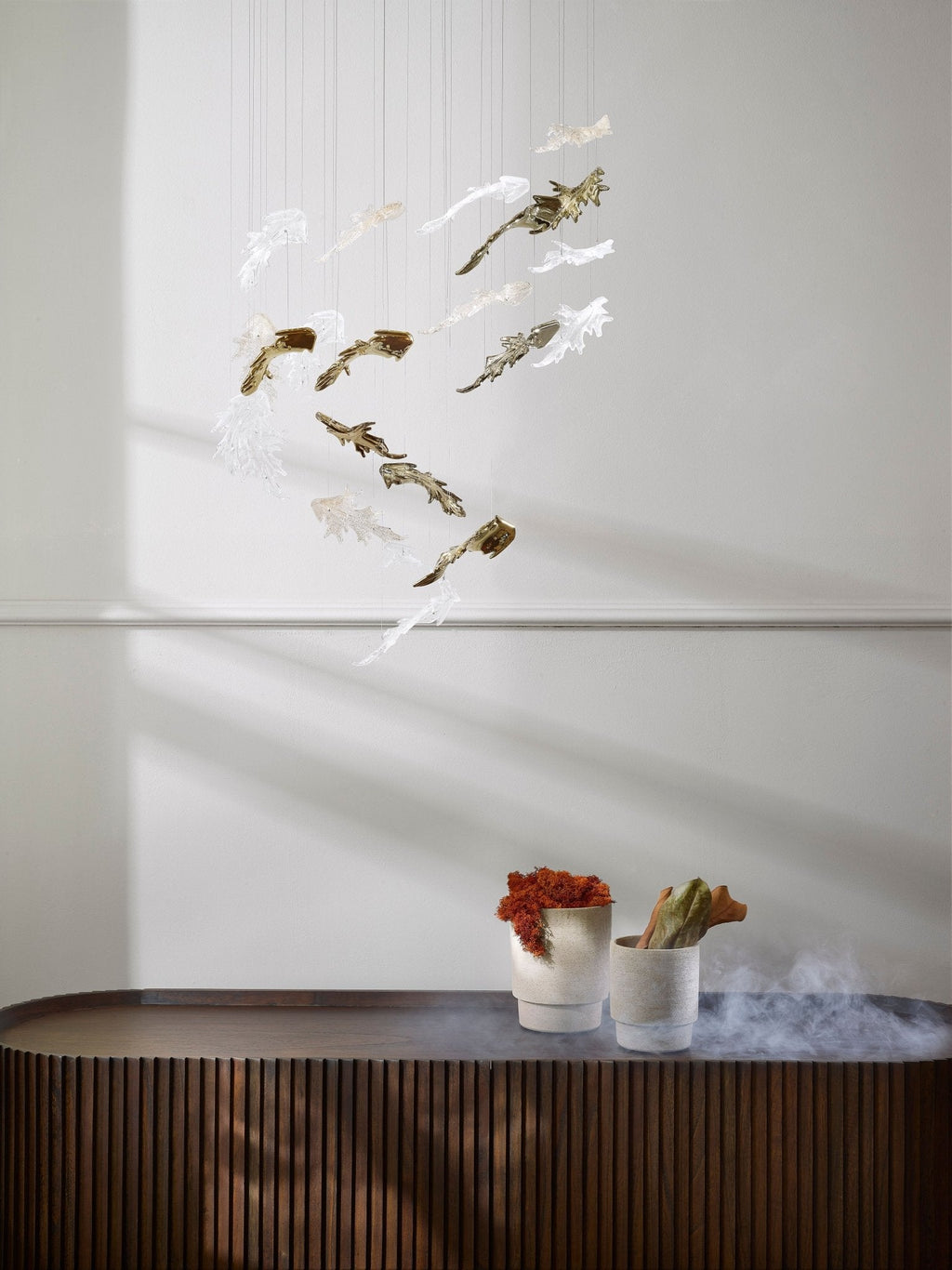 Torina Glass Pendant Light-Moonnatur