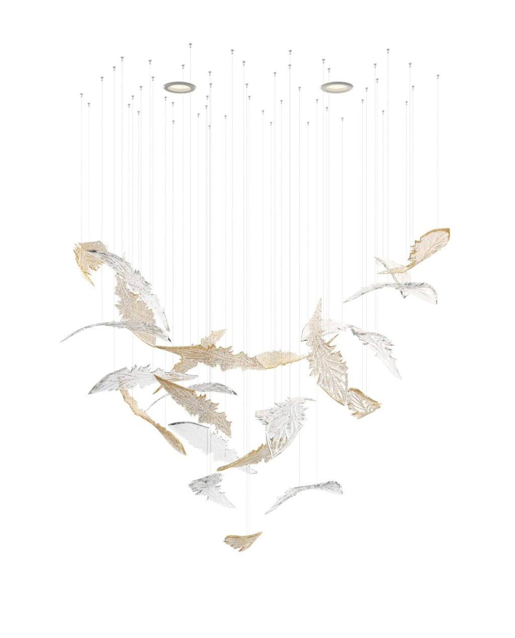 Torina Glass Pendant Light-Moonnatur