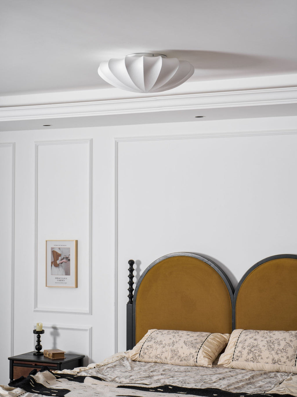 Jelavine Silk Ceiling Light-Moonnatur