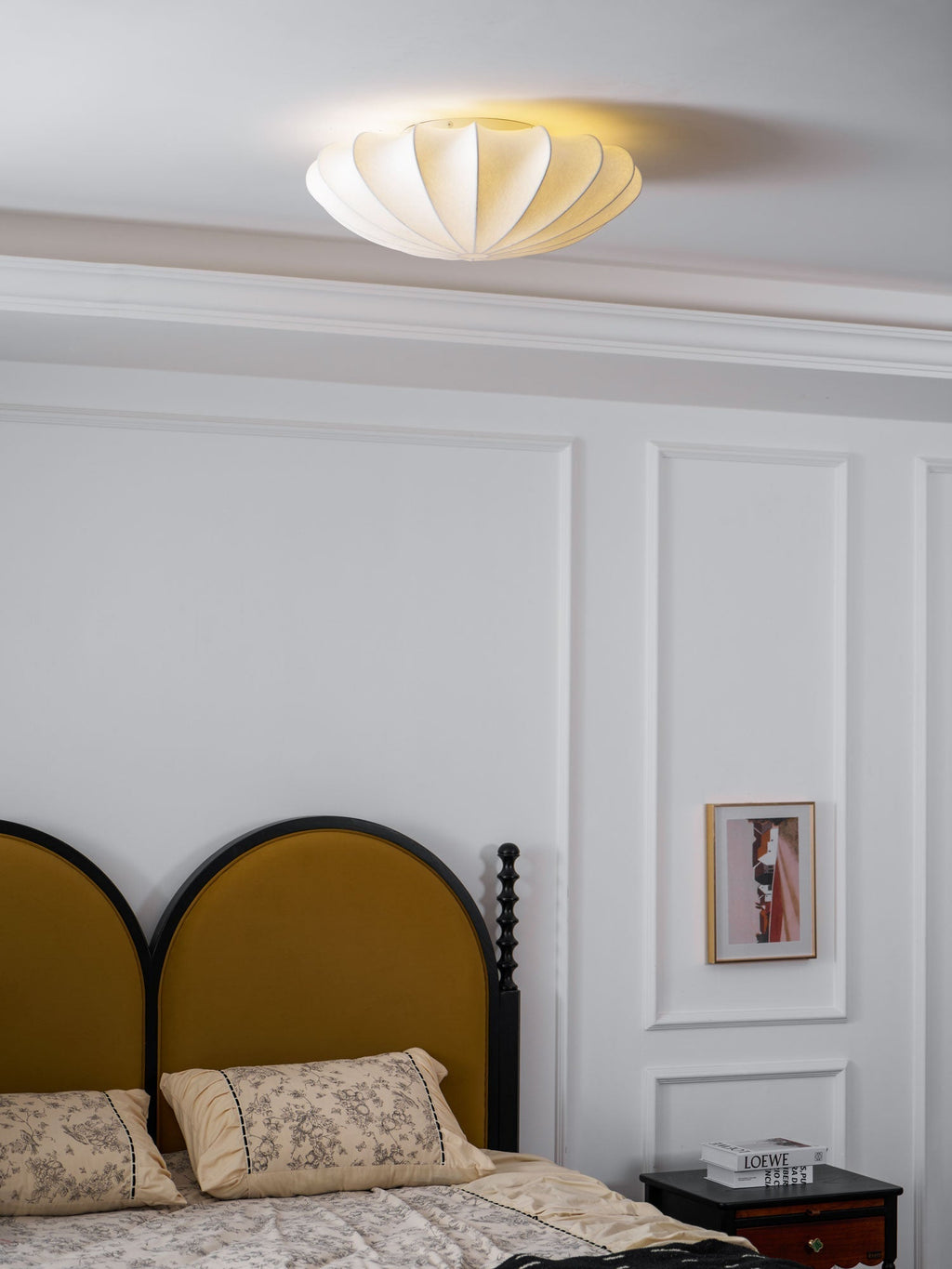 Jelavine Silk Ceiling Light-Moonnatur