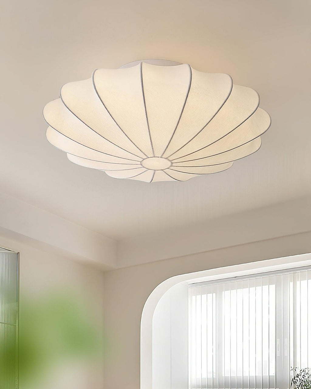 Jelavine Silk Ceiling Light-Moonnatur