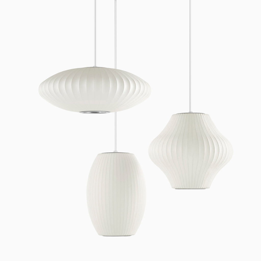 Wenrelorie Mulberry Silk Pendant Light-Moonnatur