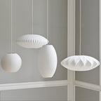 Rinelle Silk Pendant Lamp-Moonnatur