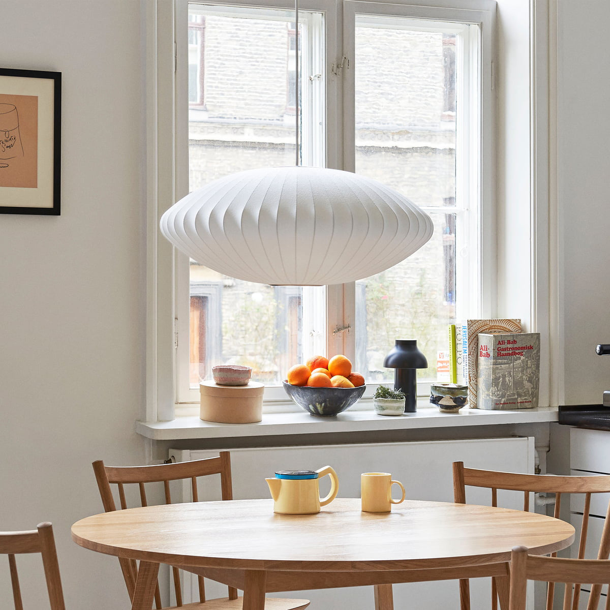 Rinelle Silk Pendant Lamp-Moonnatur
