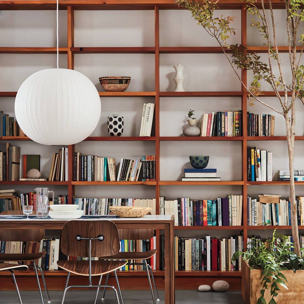 Rinelle Silk Pendant Lamp-Moonnatur