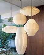 Cedrlyn Faux Silk Pendant Light-Moonnatur