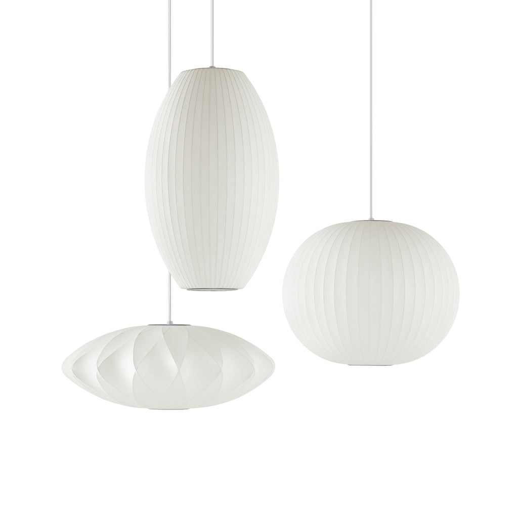 Rinelle Silk Pendant Lamp-Moonnatur