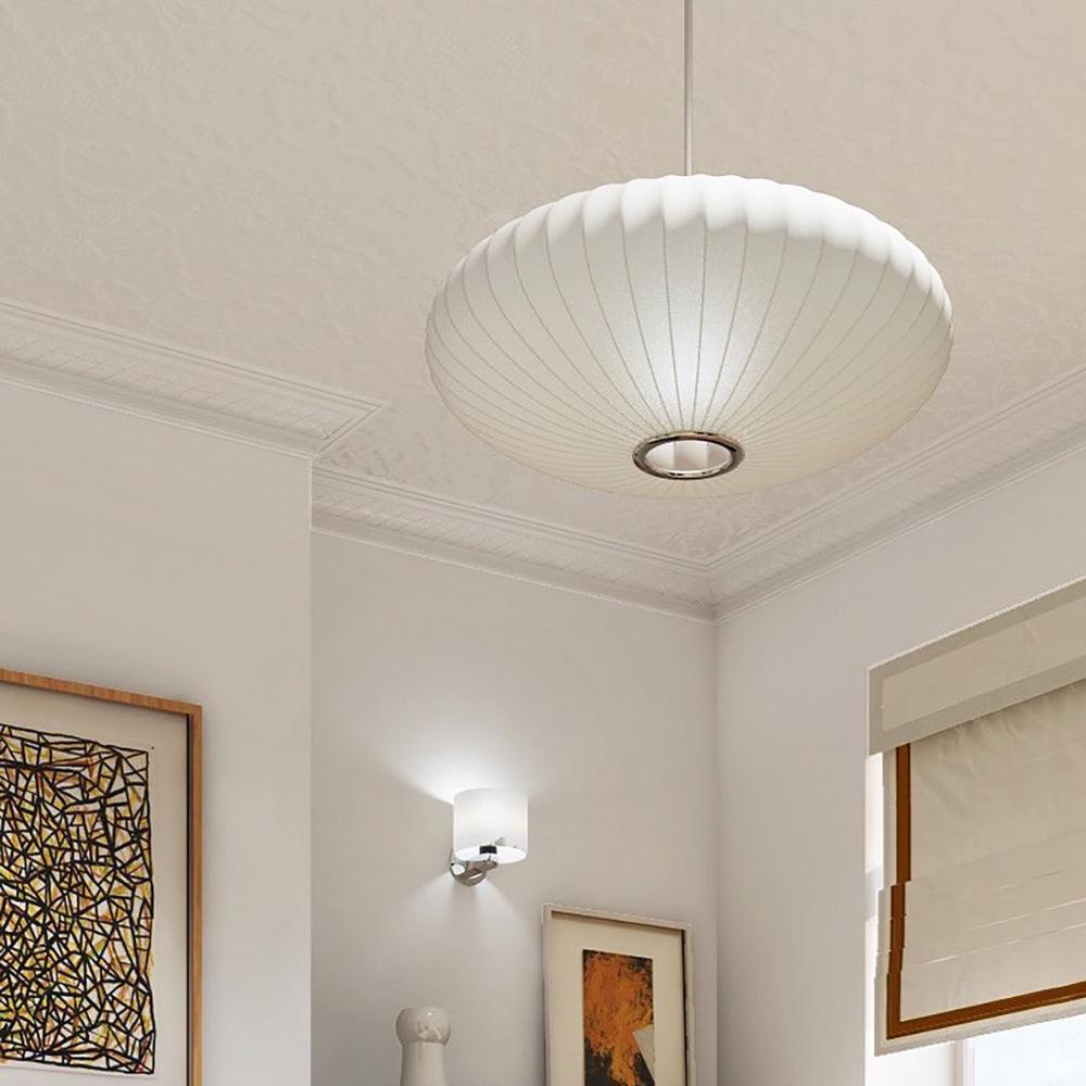 Cedrlyn Faux Silk Pendant Light-Moonnatur