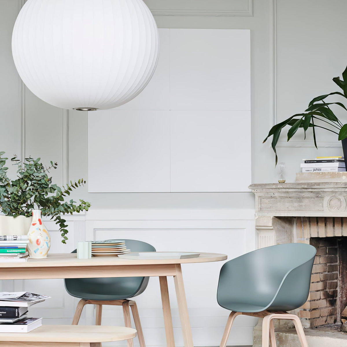 Cedrlyn Faux Silk Pendant Light-Moonnatur