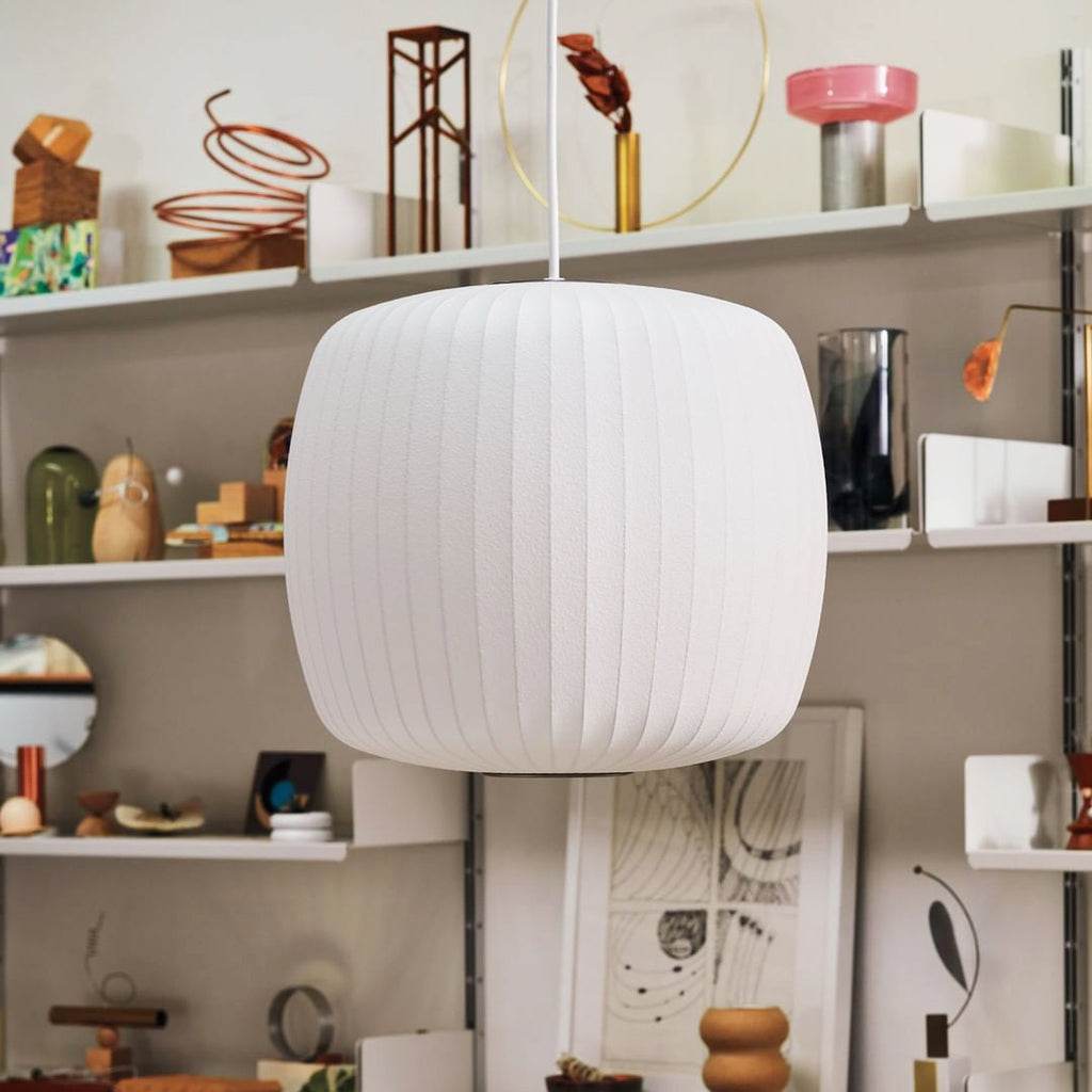 Rinelle Silk Pendant Lamp-Moonnatur