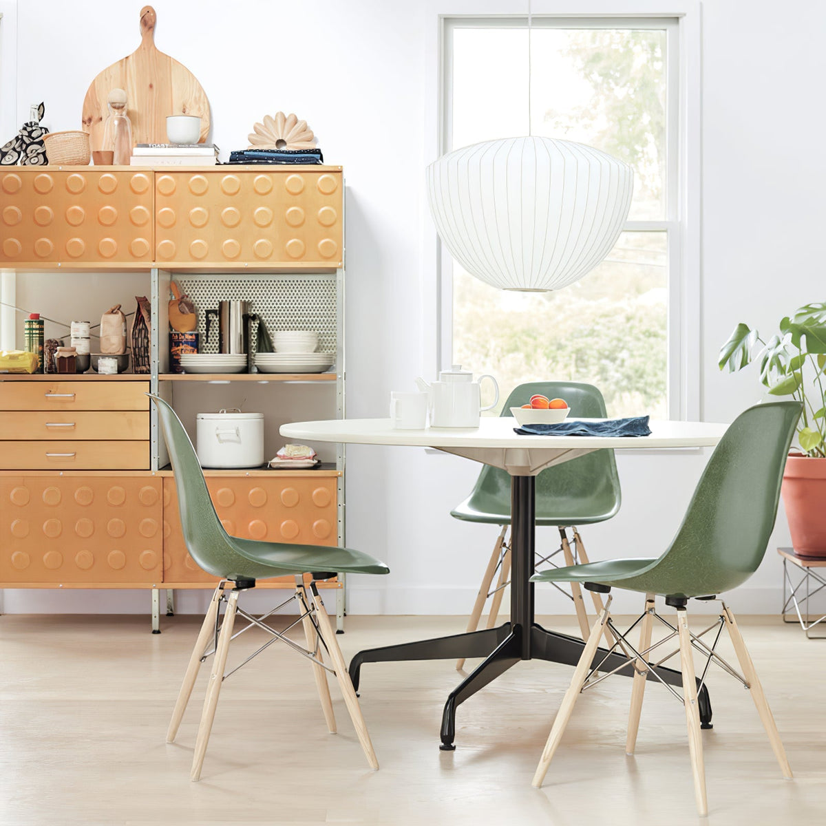 Rinelle Silk Pendant Lamp-Moonnatur