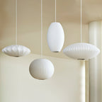 Wenrelorie Mulberry Silk Pendant Light-Moonnatur