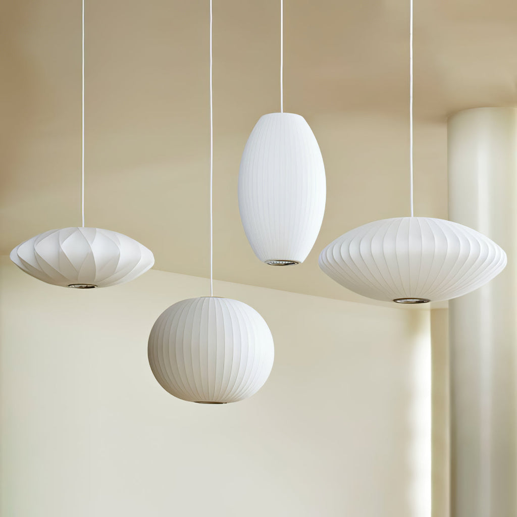 Cedrlyn Faux Silk Pendant Light-Moonnatur